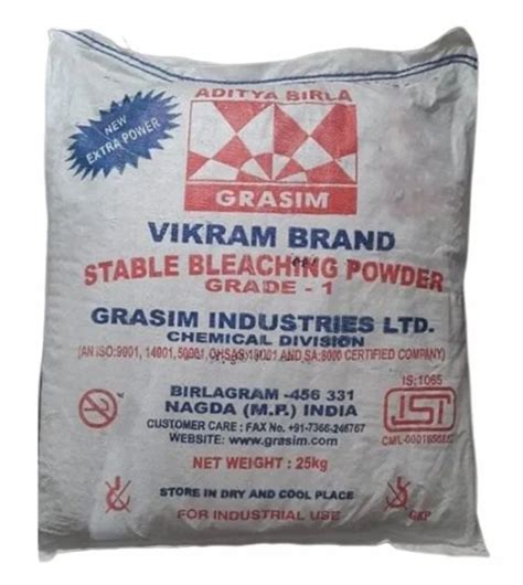 Industrial Grade Aditya Birla Stable Bleaching Powder 99 25 Kg At Rs