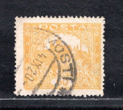 Czechoslovakia SC 50a Yellow F U Europe Czech Republic General