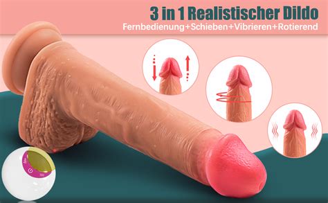 Klassische Dildo für Frauen Leise 8 Teleskop und Vibrationen mit