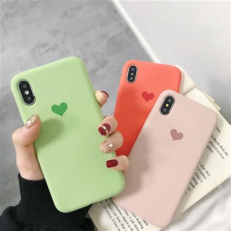 Buy Fashion Small Love Pattern Ultra Thin Soft TPU Silicone Phone Case