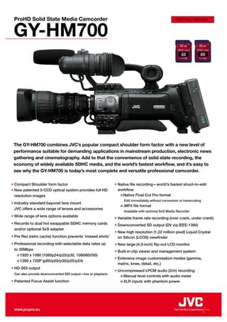 JVC GY HM700 PDF