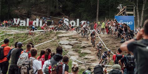 Coupe du monde de VTT à Val di Sole la piste de XCO