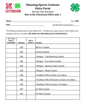 Fillable Online Extension Unl Fillable Online FORM 65433 Rev E SERVICE