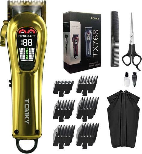 Amazon Tcmky Hair Clippers For Men Professional Hair Trimmer For