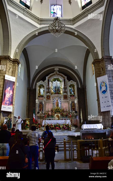 San Hipolito Catholic Church In Mexico City Mexico A Sculpture Of