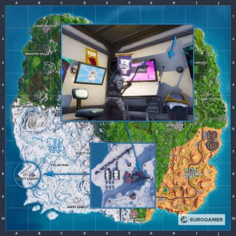 Fortnite Geheimer Banner Stern In Woche 2 Finden Schneefall