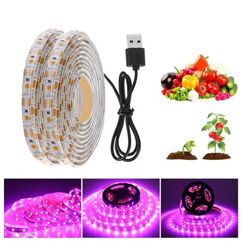 Full Spectrum Led Grow Light M M M M M Usb V Grow Strip Light