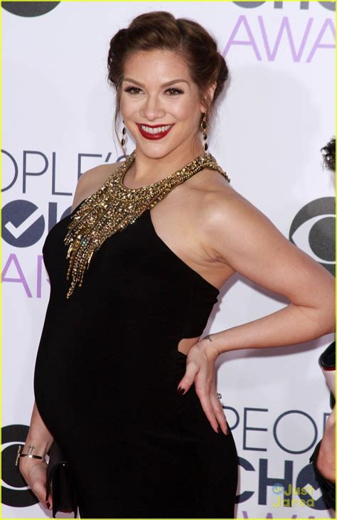 Allison Holker Shows Off Baby Bump At People's Choice Awards 2015 ...