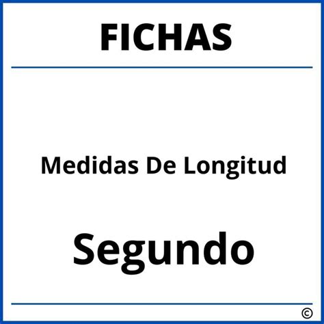 Fichas De Medidas De Longitud Para Primer Grado