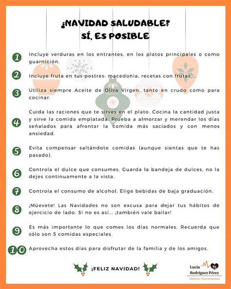 Navidades saludables Sí es posible