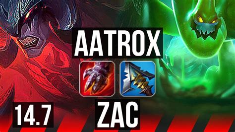 Aatrox Vs Zac Top Rank Aatrox Legendary Rank Euw