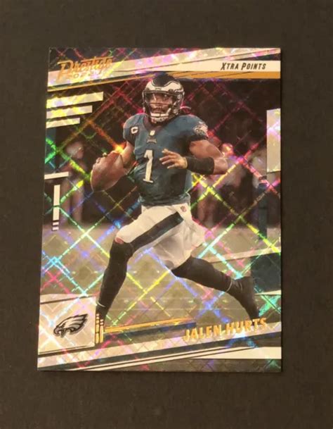 JALEN HURTS XTRA Points Diamond Parallel 234 2022 Panini Prestige