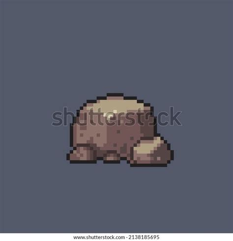 Stone Pixel Art Style Stock Vector (Royalty Free) 2138185695 | Shutterstock