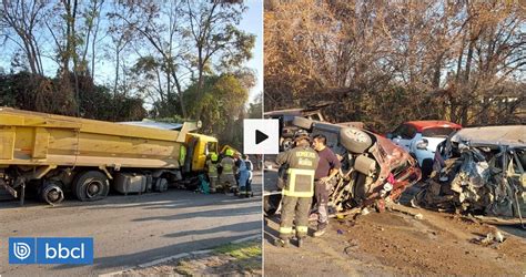 Dos Personas En Riesgo Vital Y Lesionados Deja Colisi N De Cami N