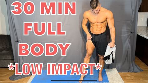 30 Minute Low Impact Full Body Workout No Equipment Required Youtube