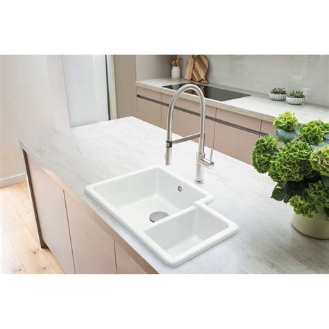 Caple Paladin 760 15 Bowl White Ceramic Kitchen Sink Rh Pal760