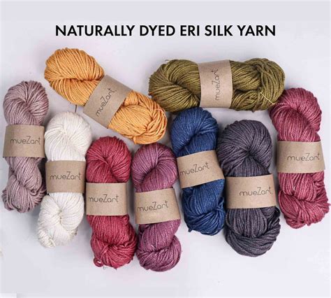 100 Natural Eri Silk Yarn For Knitting Crochet Tapestry Etsy