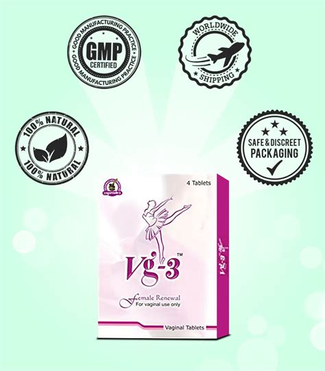 Vg 3 Tablets Vaginal Rejuvenation Tighten Cleanse Vagina