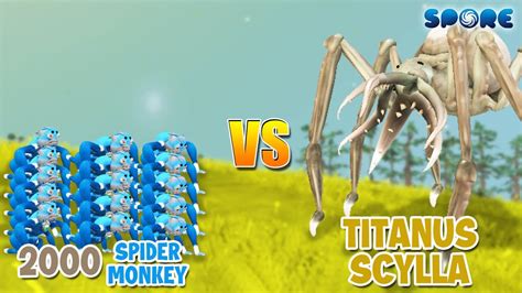 2 000 Spider Monkey Vs Titanus Scylla Cartoon Army Vs Kaiju S1E6