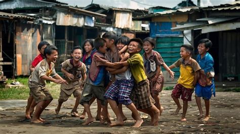 Premium Photo | Cambodian children in the slums at poipet cambodia