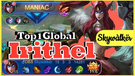 2X MANIAC TOP 1 GLOBAL IRITHEL THE QUEEN OF INSANE CRITICAL HITS