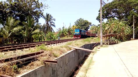 Sri Lanka Railway M A Train No Weligama Railway Station Youtube