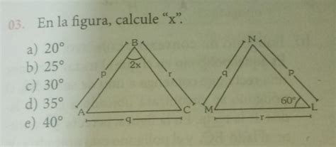 3 En La Figura Calcula X Brainly Lat