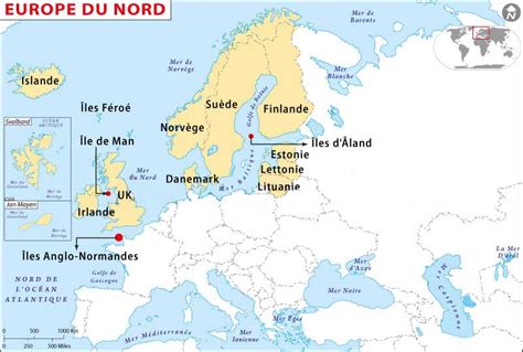 Europe Du Nord ≡ Voyage Carte Plan