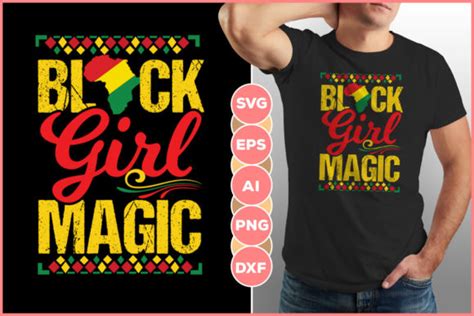 Black Girl Magic Sublimation Graphic By Infinitygraph · Creative Fabrica