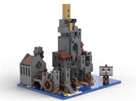 Lego Moc Minecraft Dungeons Highblock Castle By Fyredragon Rebrickable Build With Lego