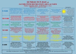 Sunday Funday at Jacobs Pond 2019 Norwell MA - 365 things to do in South Shore MA