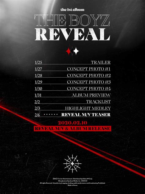 The Boyz' 'Reveal' comeback schedule | allkpop