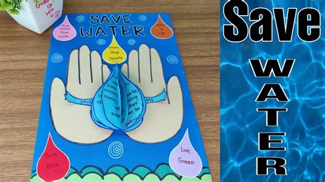 Save Water Project L Save Water Chart L Save Water Poster YouTube