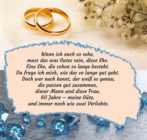 Freche und schöne Sprüche zur diamantenen Hochzeit Hochzeits ABC