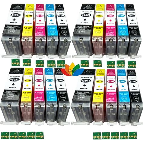 20 Compatible PGI 450 CLI 451 Ink Cartridge For Canon PIXMA IP7240