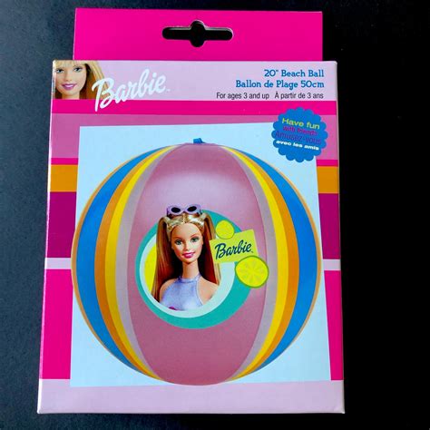 New Vintage Mattel Barbie Beach Ball Summer Pool Fun Float 3243517683