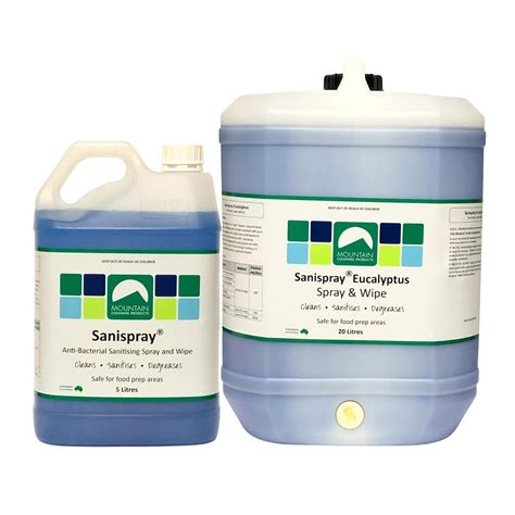 Sanispray® Spray & Wipe - Mountain Cleaning Products