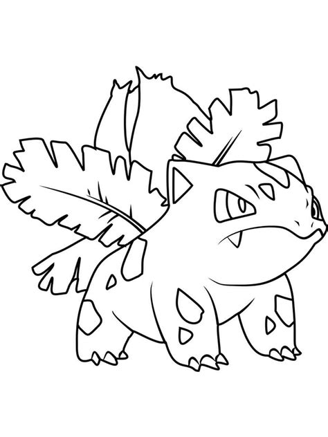 Pokemon Ivysaur coloring pages - Free Printable