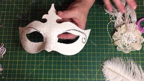 Beautiful Venetian Mask Tutorial Part One Youtube