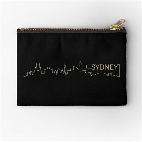 Sydney Skyline Travel Zipper Pouch By Duxdesign Redbubble Sydney