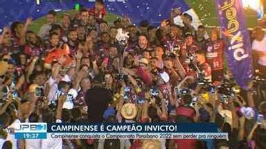 JPB 2ª Edição TV Paraíba Campinense vence o Botafogo e é campeão