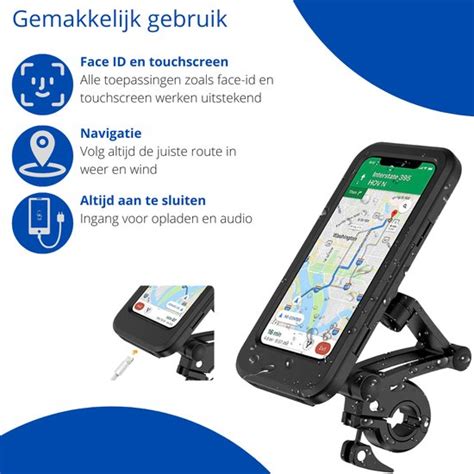 Telefoonhouder Fiets Motor Gsm Houder Waterbestendig