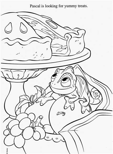 Rapunzel And Pascal Coloring Pages at GetColorings.com | Free printable colorings pages to print ...