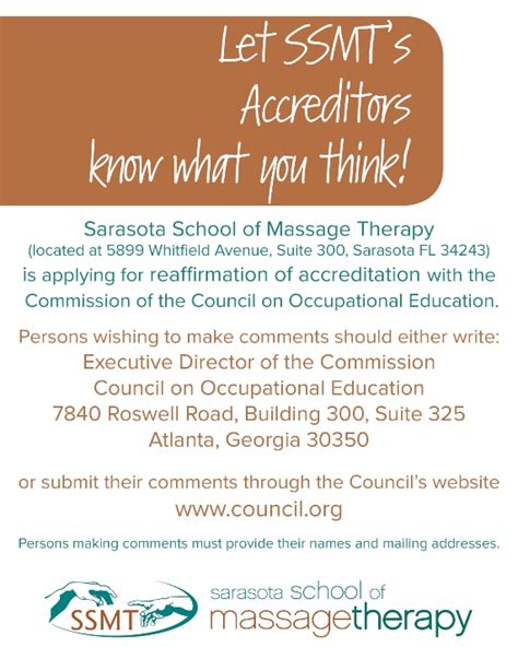 Sarasota School of Massage Therapy - Massage Therapy School