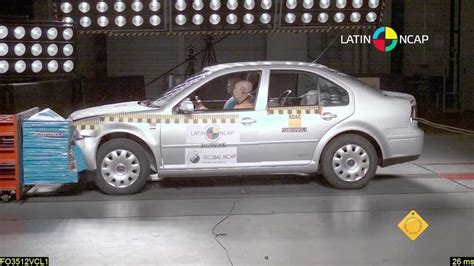 Volkswagen Bora Doble Airbag Crash Test Latinncap 2012 Youtube