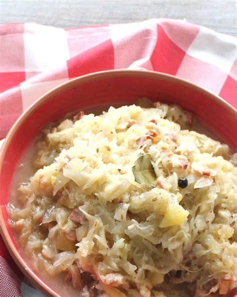 German Sauerkraut With Bacon All Tastes German