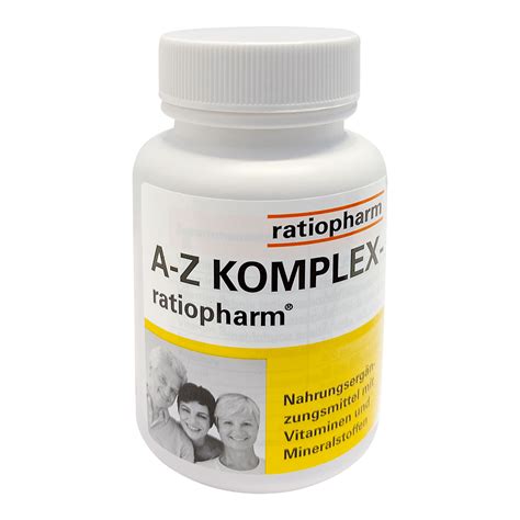 A Z Komplex Ratiopharm 100 St Arzneimittel Datenbank