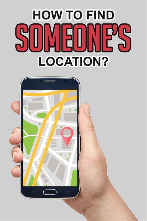 Someone Holding Up A Cell Phone With The Text How To Find Someone S