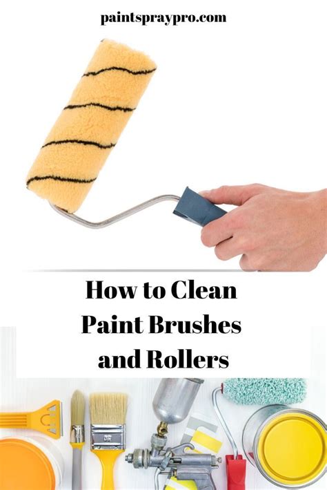 How to Clean Paint Brushes and Rollers - Clean Tools Easy!