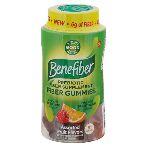 Save on Benefiber Prebiotic Fiber Gummies Assorted Fruit Flavors Order Online Delivery | Stop & Shop